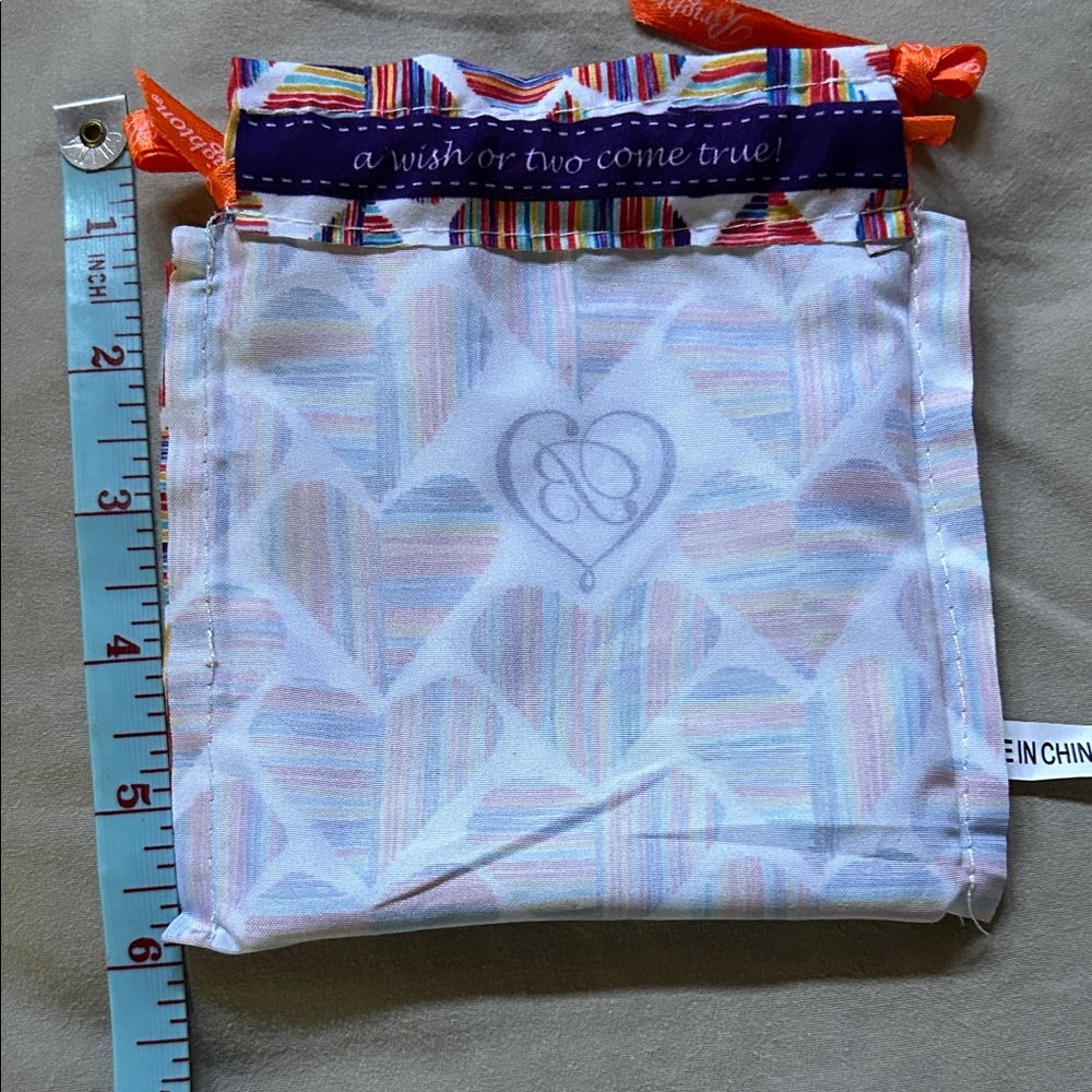 Brighton Heart Patterned Drawstring Bag - image 3